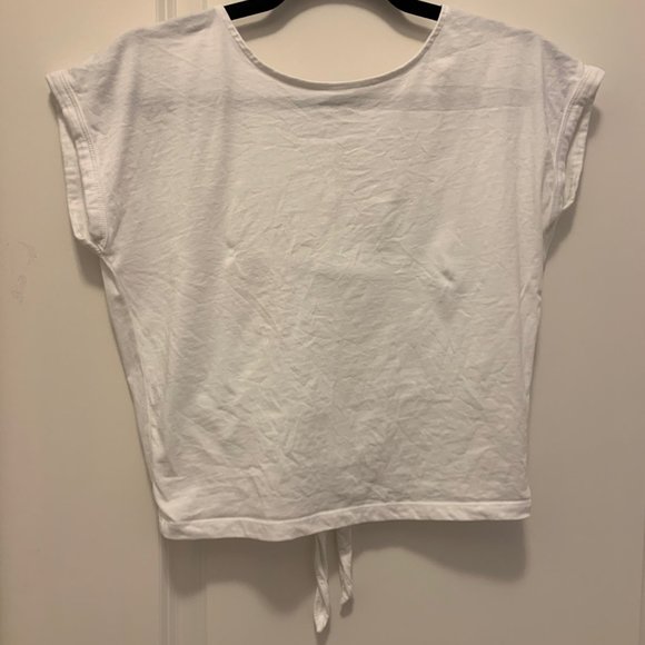 Tie Back (or front) White Wilfred Tshirt - Picture 2 of 3